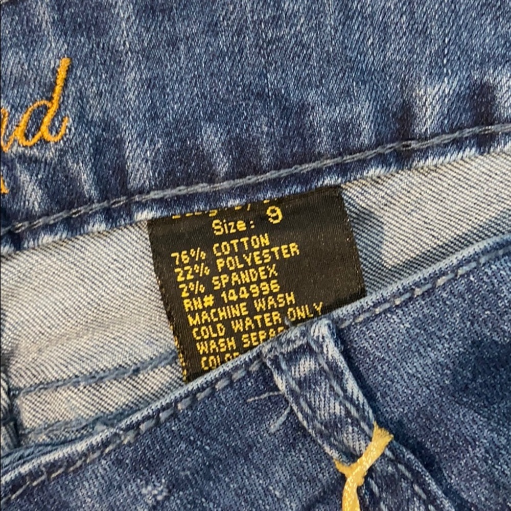 Embroidered Jeans size 29/9 - Picture 6 of 6